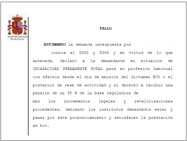 Caso de Éxito: el Juzgado de lo Social de Cáceres reconoce la Incapacidad Permanente Total a una Dependienta de Comercio con Depresión Mayor. Abogado INSS Seguridad Social Badajoz. Cáceres. Mérida. Don Benito. Villanueva de la Serena. Trujillo. Miajadas. Logrosán. Herrera del Duque. Almendralejo.